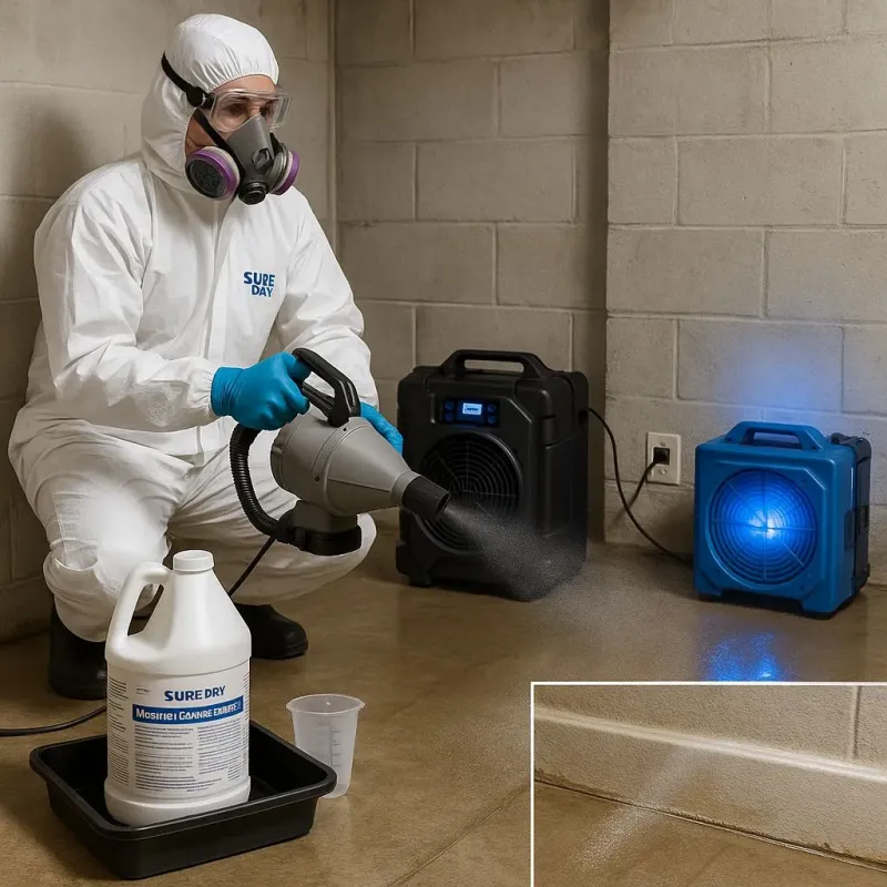 Sanitization and Odor Removal process in Glen Alpine, NC