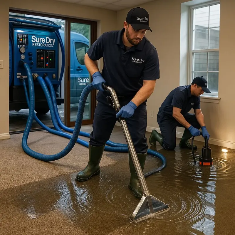 Water Extraction and Removal process in Glen Alpine, NC